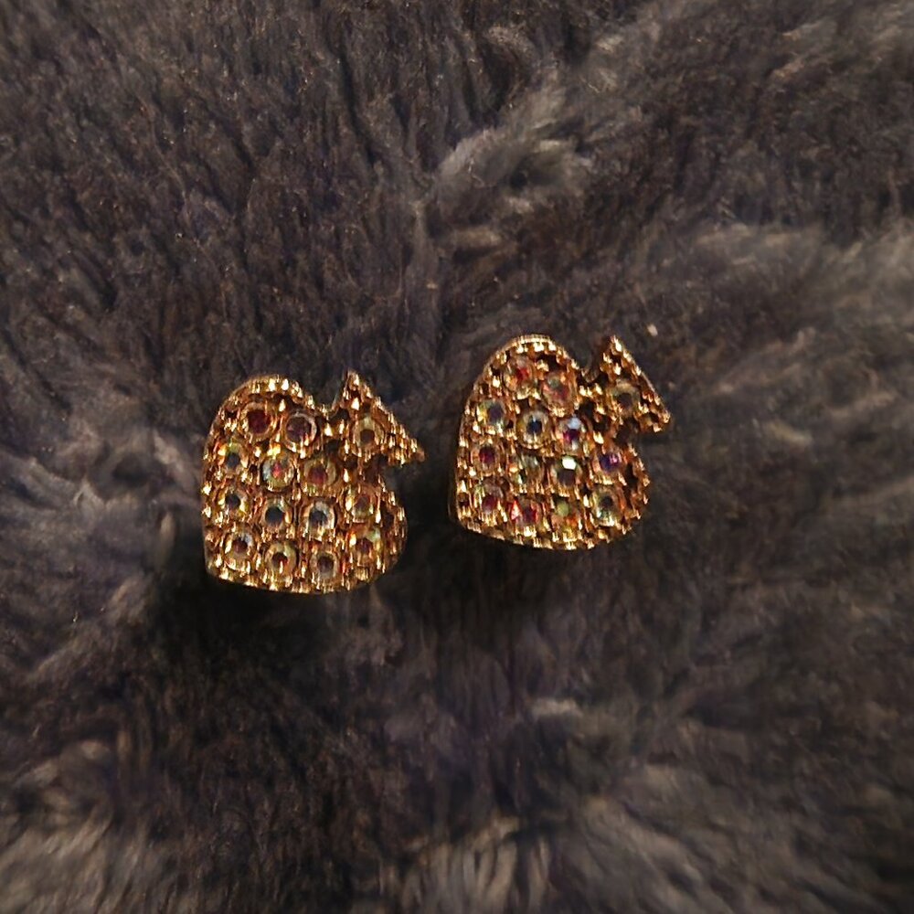 Heart Stud Earrings